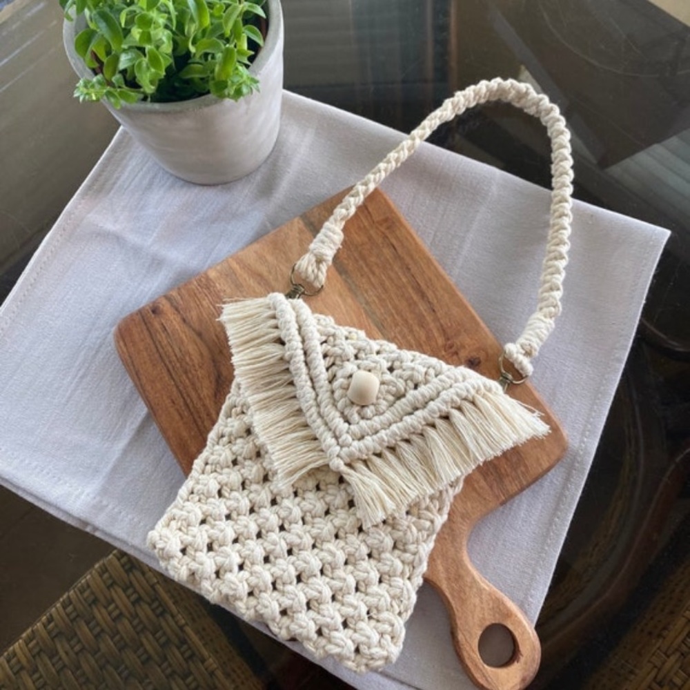 Handmade Macrame Purse